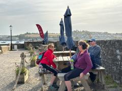 Walking done - and waiting for the ferry at Instow